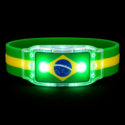 Bracelet LED Lumineux Pays | Édition Coupe du Monde 2026