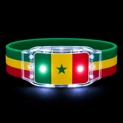 Bracelet LED Lumineux Pays | Édition Coupe du Monde 2026