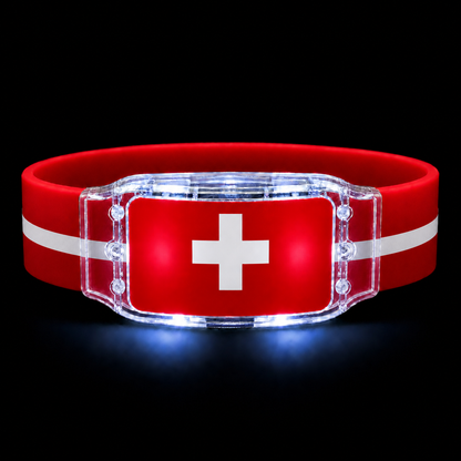 Bracelet LED Lumineux Pays | Édition Coupe du Monde 2026